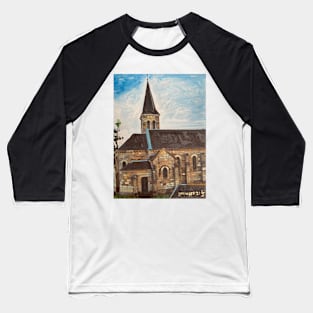 Church in Armes, France Baseball T-Shirt